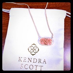 Kendra Scott Delaney necklace w/ gold filagree